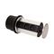 Furniture socket 3x2P+Z extendable from the top 10cm, with a lock and 1.8m cable, INOX