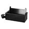 Furniture socket recessed into the countertop with a flat milled edge, anti-dust brush and 1.5 m cable, 2x2P+Z (French), 2xUSB (type A+C; 3.6A), 2xNET, black