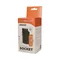 Furniture socket without switch, 2x2P+Z, black