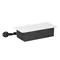 Furniture sockets recessed into the countertop with a flat milled edge, USB charger and 1.5m cable, 2x2P+Z, 2xUSB (type A+C; 3.6A), white