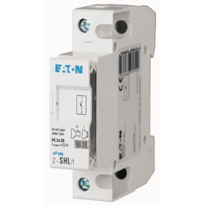 Fuse base for cylindrical fuse-links, 10.3 x 38 / 1A, Z-SHL/1