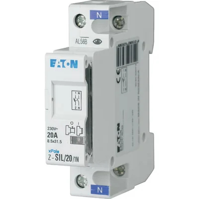 Fuse base for cylindrical fuse-links, Z-SIL/32/1