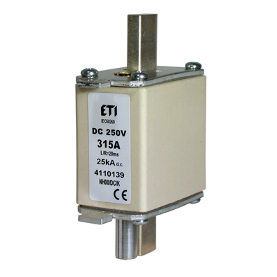 Fuse-link WT/NH 00 DC - 250V WT/NH 00 315A 250V DC