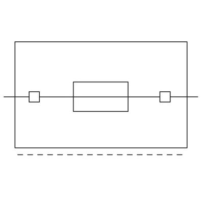 Fuse plug with holder for device fuse links, gray 281-512