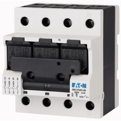 Fuse switch, 63A, D02-LTS/63-3N