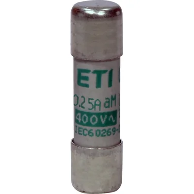 Fusibile cilindrico CH10x38 aM 0,25 A/500 V