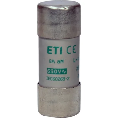 Fusibile cilindrico CH22x58 aM 8A/690V