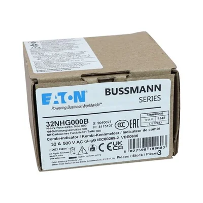 Fusibile industriale, classe gG/gL, 32A 500VAC