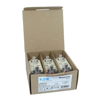 Fusible 315NHG1B NH1 315A 500V GL/GG à double indicateur