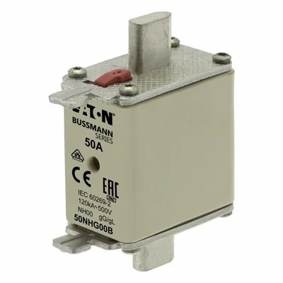 Fusible 50NHG00B NH00 50A 500V GL/GG à double indicateur
