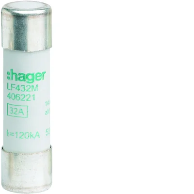 Fusible cilíndrico 14x51 aM 32A