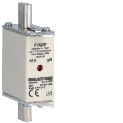 Fusible couteau NH00 gG 690V 16A