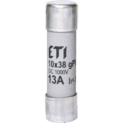 Fusible cylindrique CH10x38 gPV 13A/1000V CC PV