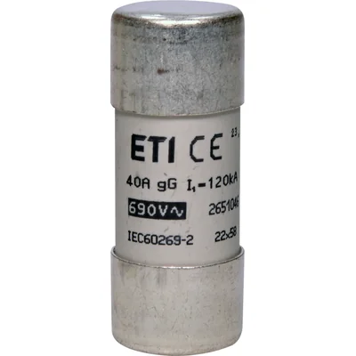 Fusible cylindrique CH22x58 gG 40A/690V