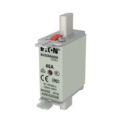 Fusible industrial, clase gG/gL, 40A 500VAC