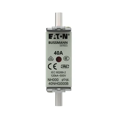Fusible industrial, clase gG/gL, 40A 500VAC