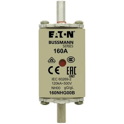 Fusible industriel, classe gG/gL 160A 500VAC