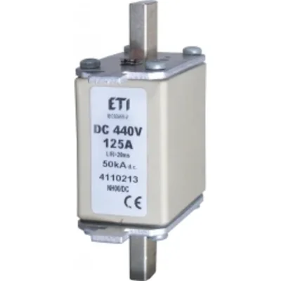Fusible NH00 125 A/440 V CC - Applications CC