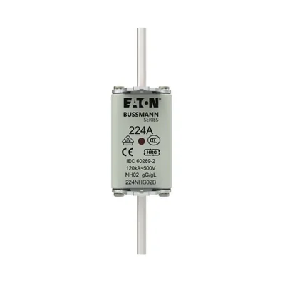 Fusible NH02 224NHG02B 224A 500V GL/GG à double indicateur