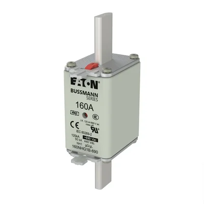 Fusible NH1 160 A 690 V à double indicateur GL/GG 160NHG1B-690