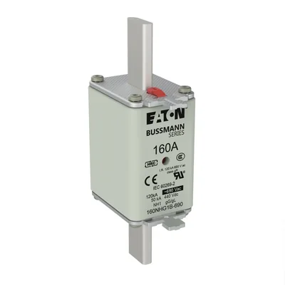 Fusible NH1 160 A 690 V à double indicateur GL/GG 160NHG1B-690