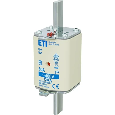 Fusible NH1 gG 80A/400V NH - à fusion lente / KOMBI