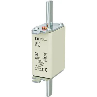 Fusible NH1C gF 80A/400V NH - rapide