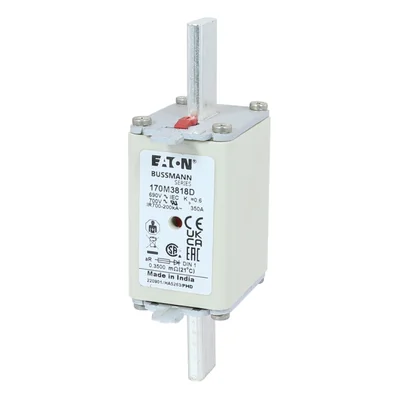 Fusible rapide 170M3818D 350 A 690 V aR DIN 1 à double indicateur
