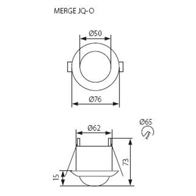 FUSIONAR sensor de movimiento JQ-O