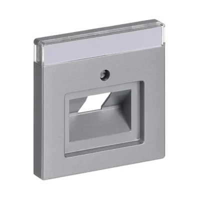 FUTURE Cover per prese UAE, alluminio silver