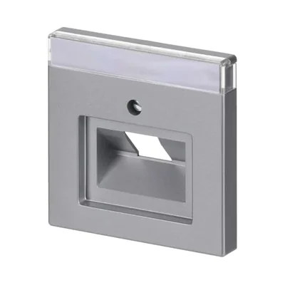 FUTURE Cover per prese UAE, alluminio silver
