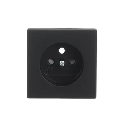 Future covers sockets with shutters for socket 23 M-504 matt black