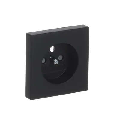 Future covers sockets with shutters for socket 23 M-504 matt black