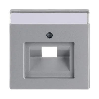FUTURE Pokrywa do gniazd UAE aluminiowo srebrny