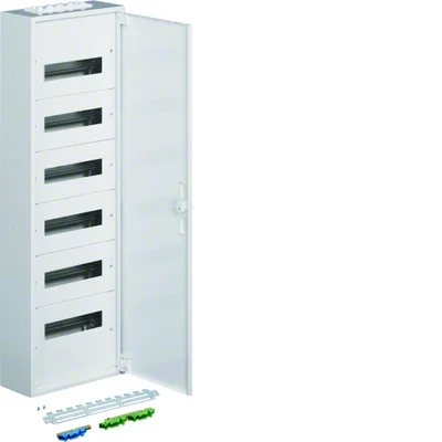 FW2 Rozdzielnica kompletna 6x12M z zaciskami PE/N IP30/I klasa natynkowa