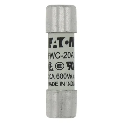 FWC-20A10F Fast insert, 20 A, AC 600 V, 10 x 38 mm, aR, UL