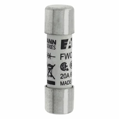 FWC-20A10F Schnellsteckdose, 20 A, 600 V AC, 10 x 38 mm, aR, UL