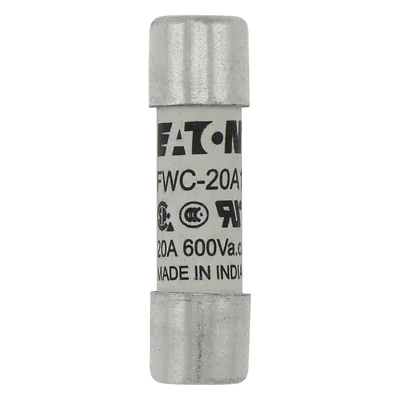FWC-20A10F Schnellsteckdose, 20 A, 600 V AC, 10 x 38 mm, aR, UL
