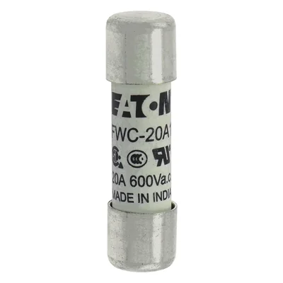 FWC-20A10F Schnellsteckdose, 20 A, 600 V AC, 10 x 38 mm, aR, UL