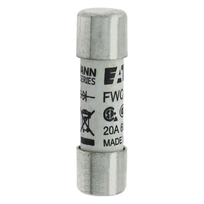 FWC-20A10F Schnellsteckdose, 20 A, 600 V AC, 10 x 38 mm, aR, UL