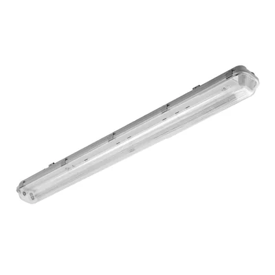 G-TECH HERMETISCHE LEUCHTE 2X120 T8 LED-J, G13, AC220-240V, 50/60Hz, IP65, IK06, ABS/PS, GRAU