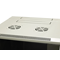 Gabinete colgante dividido de 19" y 22U
