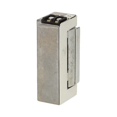 Gâche électrique symétrique avec blocage, gris