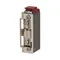 Gâche électrique symétrique avec guide et signal de porte entrouverte, réversible, MINI, faible consommation (280 mA) pour 12 V CC