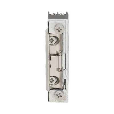 Gâche électrique symétrique avec mémoire et verrou MINI, faible consommation (280 mA pour 12 V CC).