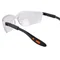Gafas de seguridad de policarbonato con lentes blancas.