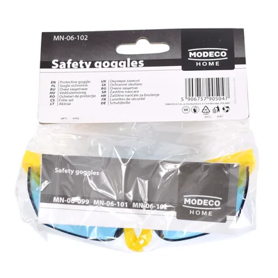 Gafas de seguridad tintadas en azul