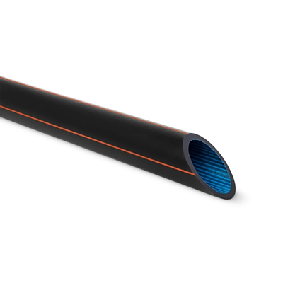 Gaine de protection pour câbles de télécommunications optiques (RHDPE) taille 50/4,6, 100m, orange
