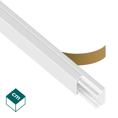 Gaine électrique MKI / PVC-U avec ruban auto-adhésif 11/20 Blanc - 2 m (24 pièces/paquet)