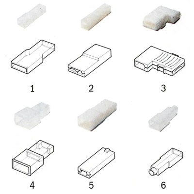 Gaine isolante forme 1 PVC